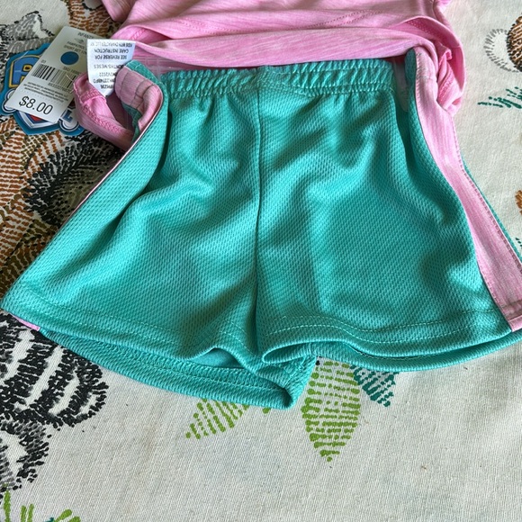 NWT Nickelodeon Paw Patrol Shorts Set Pink SS Tee Green Shorts 12M Pawsome Dogs - Picture 11 of 16
